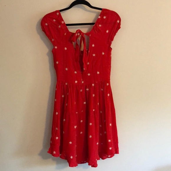 For Love and Lemons Red With white flowers dress - Picture 2 of 4